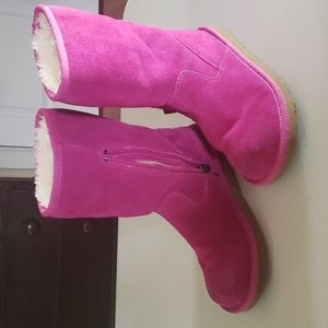UGG pink/purple size 3 girls boots